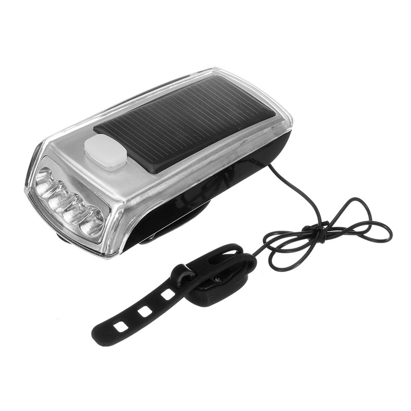 Miniatura 4 de Linterna Led Bicicleta Solar Con Pito045